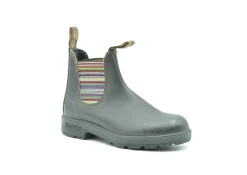 BLUNDSTONE 1409 Original Stout Brown Striped Elastic