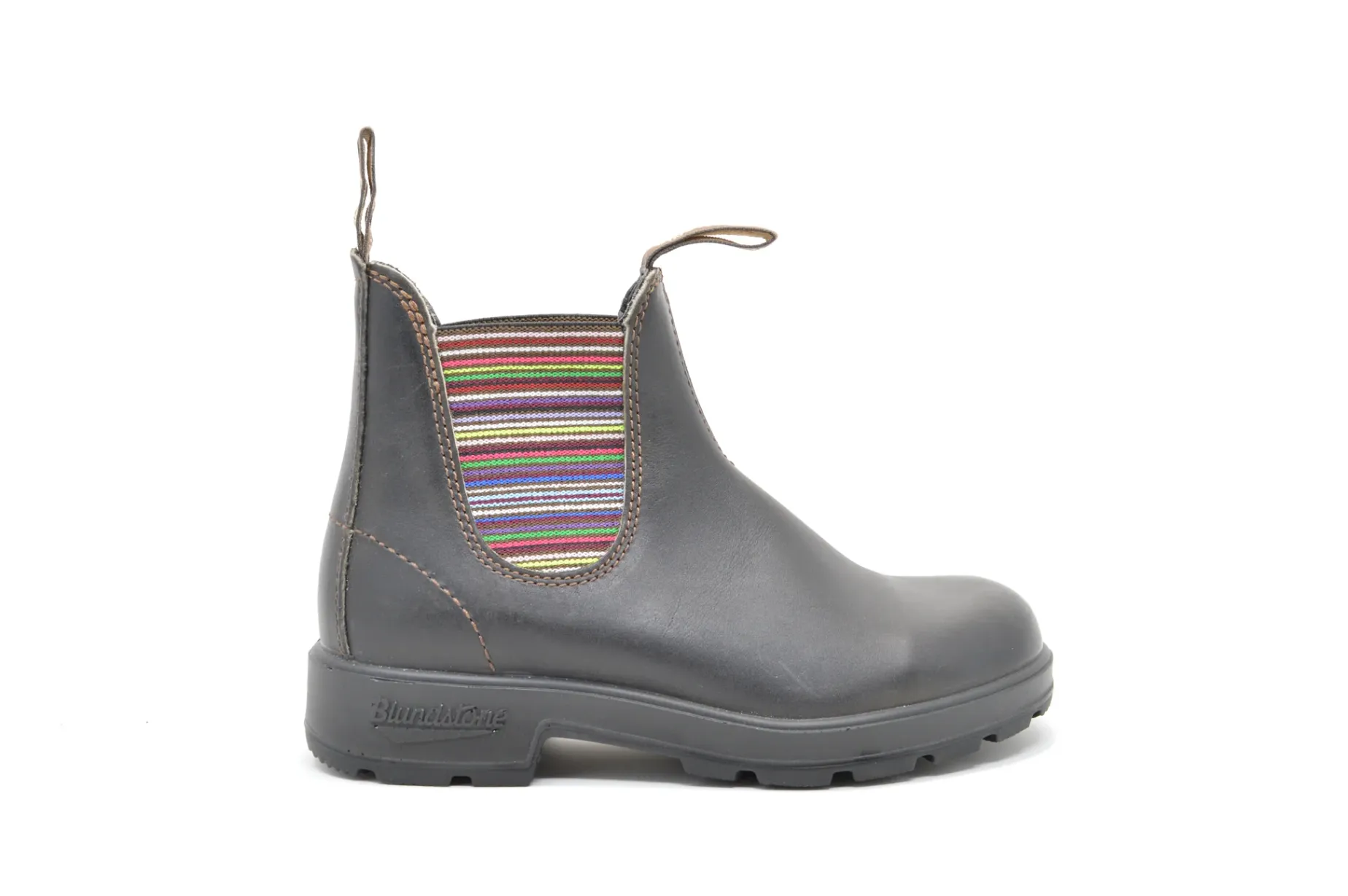 BLUNDSTONE 1409 Original Stout Brown Striped Elastic