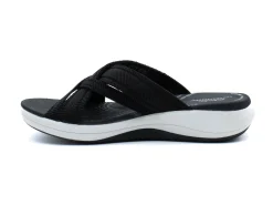 CLARKS Mira Isle Black Slide Sport Sandal
