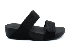 FITFLOP Lulu Adjustable Shimmerlux Slides