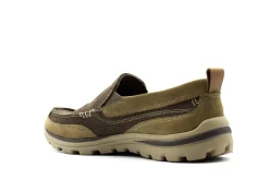 Skechers Superior-Milford Slip Ons Light Brown