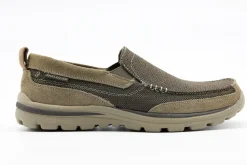 Skechers Superior-Milford Slip Ons Light Brown