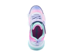 SKECHERS Youth Girl's Flutter Heart Lights - Simply Love Sneaker